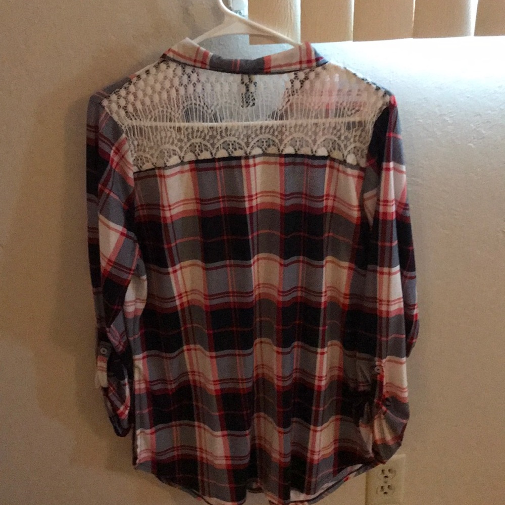 Lace soft flannel never been worn